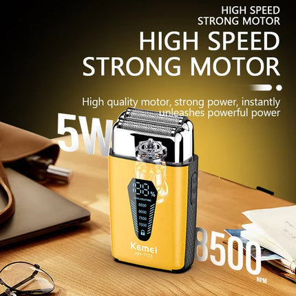 Kemei KM-T123 Beard Trimmer – Electric Hair & Beard Shaver