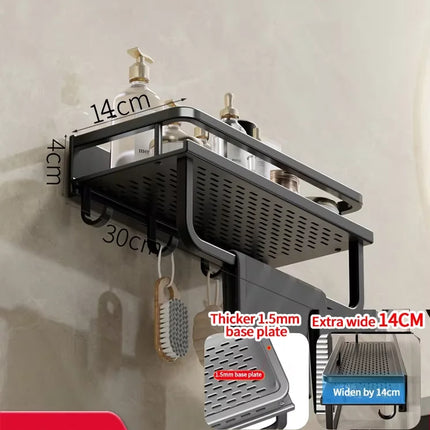 Aluminum Bathroom Wall Rack
