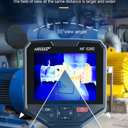 DIBELLAY NOYAFA NF-526E Infrared Thermal Imager – 256×192, Handheld Industrial Thermometer for Floor Heating & Repairs
