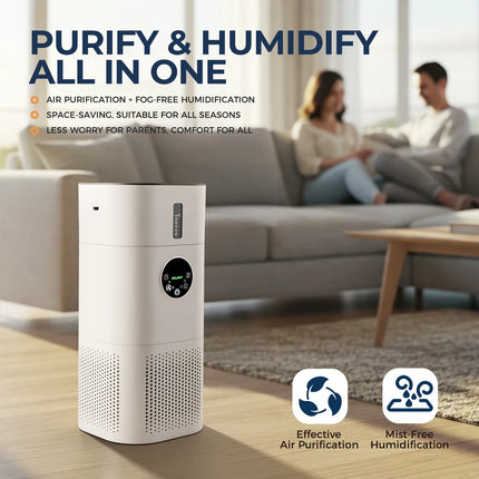 H13 HEPA Air Purifier & Humidifier – Allergy & Pet Friendly