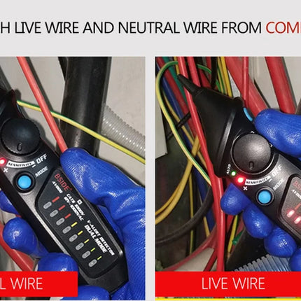 DIBELLAY BSIDE AVD06 Safety Kit – Voltage & Socket Tester, RCD, NCV, Continuity