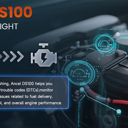 DS100 OBD2 Car Diagnostic Tools Auto 4 System Code Reader ABS EPB BMS ETS Gear Oil SAS Reset ODB OBD 2 Automotive Scanner