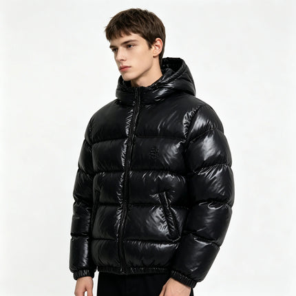 Unisex Hooded Quilted Puffer