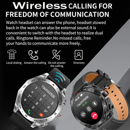 Watch TWS 2-in-1 Bluetooth Earphones HIFI 9D Sound Quality