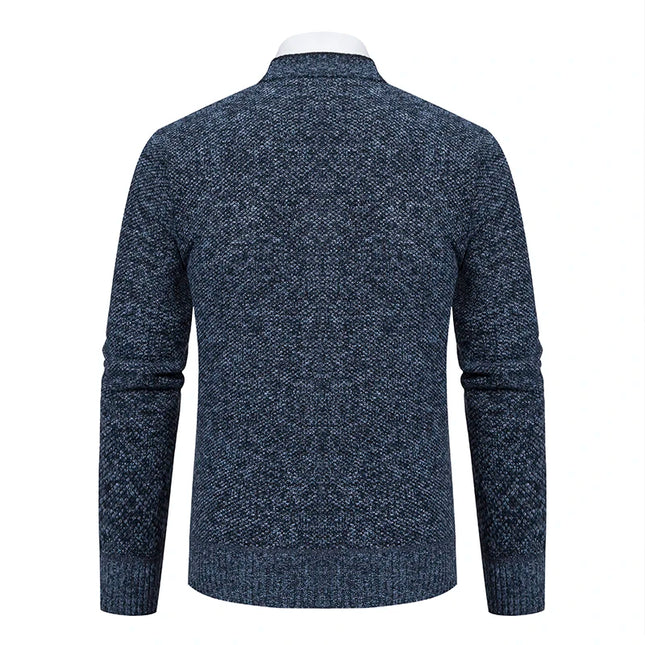 DIBELLAY Men’s V-Neck Knitted Cardigan – Autumn/Winter