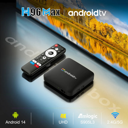 H96 MAX Android TV Box – S905L3, 4K, Dual WiFi