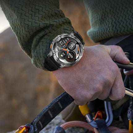 Military Sports Smart Watch with Flashlight
