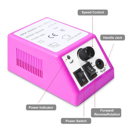 Ponceuse à ongles électrique 20 000 RPM – Manucure & pédicure