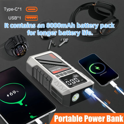 2-in-1 Car Battery Booster & Air Compressor
