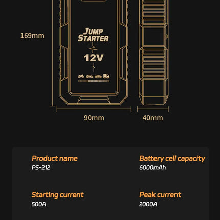 Jump starter  8000mAh