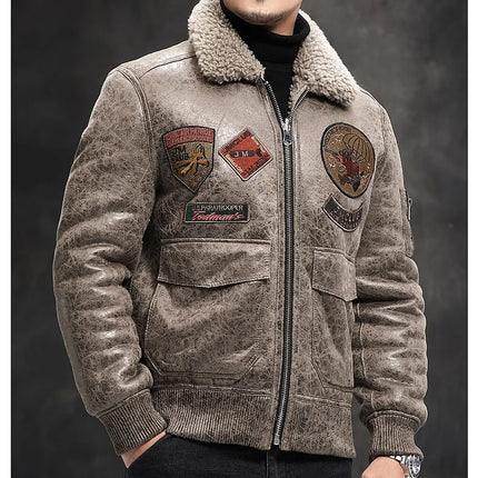 DIBELLAY Men's  Jacket Short Bomber Coat