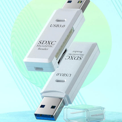 Tutew 2-in-1 USB Card Reader – SD/TF, USB 3.0/2.0