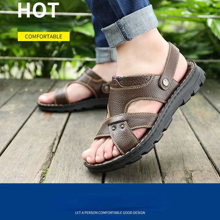 Men Leather Sandals