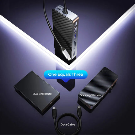 Boîtier SSD ORICO M.2 & Station d’accueil USB-C – 10Gbps, HDMI 4K, PD100W