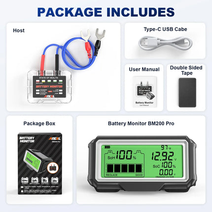 12V Car Battery Tester & Alternator Checker