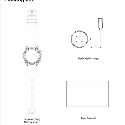 Military GPS Smart Watch AMOLED