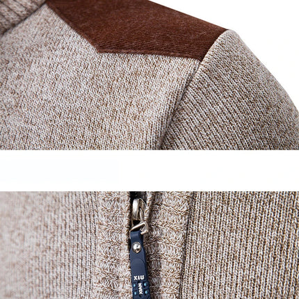 DIBELLAY Men’s Half-High Zipper Pullover – Autumn/Winter