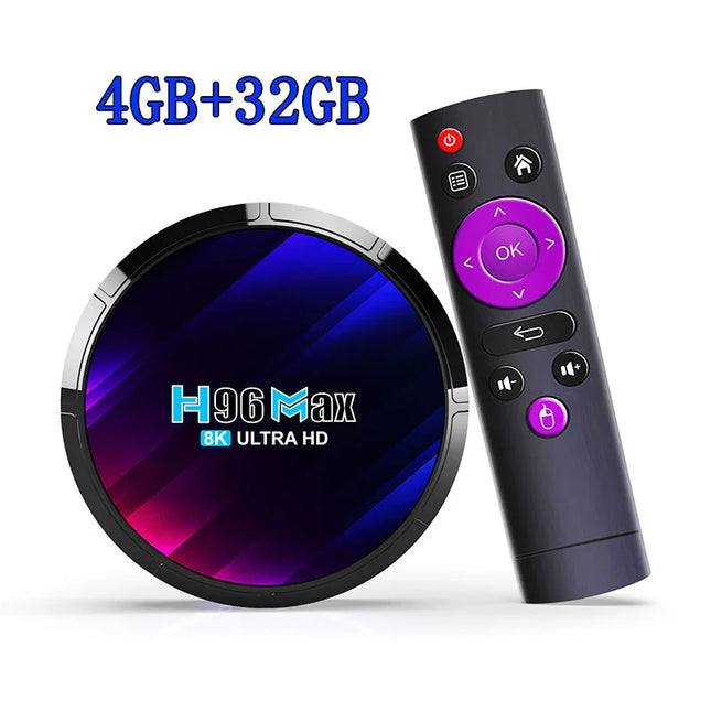 H96 Max RK3528 Android 13 TV Box – 4GB/64GB, 8K, WiFi 6