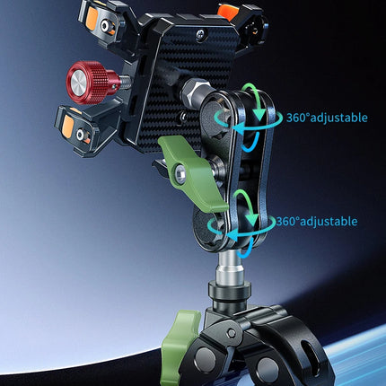 DIBELLAY LanParte – Support Téléphone Voiture 360° à Ventouse Métallique