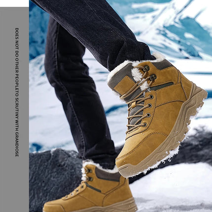 Bottes hiver homme doublées