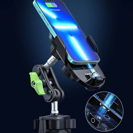 DIBELLAY LanParte – Support Voiture Sans Fil 15W avec Recharge Rapide Auto-Clamp