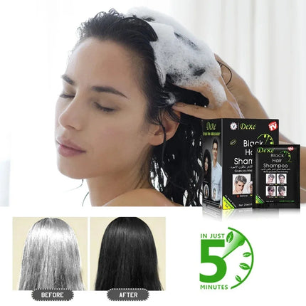 Dexe Black Hair Shampoo – 10 Pcs