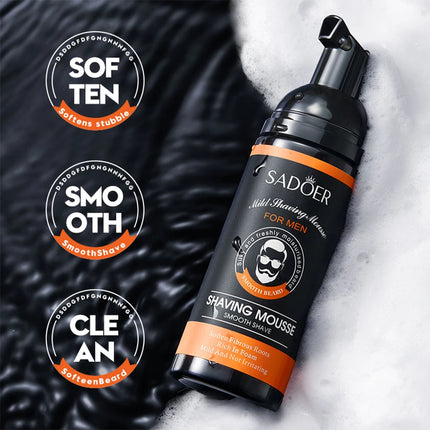 “Men’s Shaving Mousse & Gel – Smooth, Gentle, Non-Irritating”