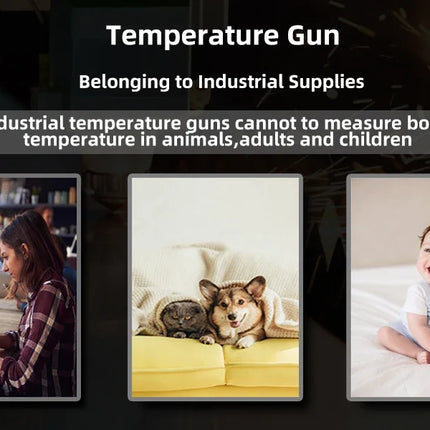 DIBELLAY BSIDE H3 Infrared Thermometer Gun – Digital Laser, -50~1400°C, Non-Contact Industrial Temperature Tester