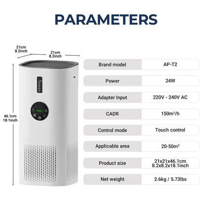 H13 HEPA Air Purifier & Humidifier – Allergy & Pet Friendly