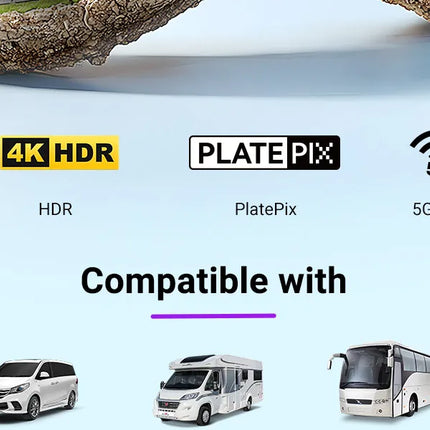 DIBELLAY Vantrue S1 Pro Max 4K Dash Cam – Front STARVIS 2, HDR, Night Vision, 5G WiFi, ADAS, GPS, 24h Parking Mode