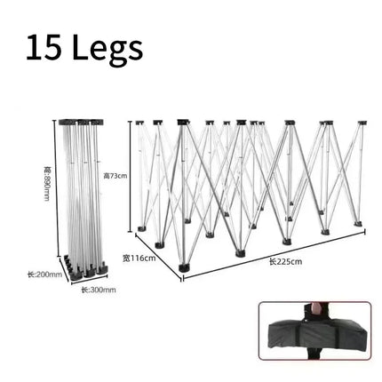 800KG Folding Stainless Steel Workstand