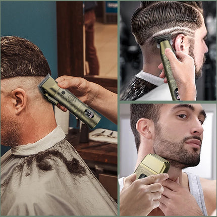 Professional Hair Clipper Electric Shaver Rechargeable