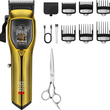 Kemei Professional Cordless Hair Clipper & Trimmer Set