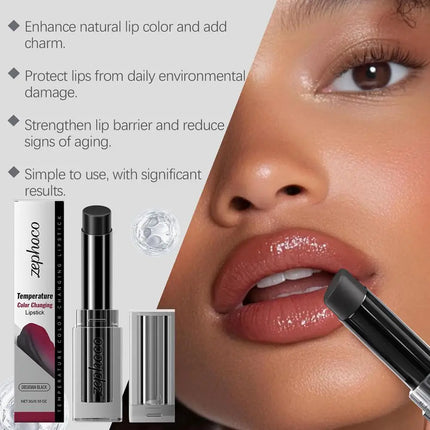 Rouge à Lèvres Bleu Waterproof – Longue Tenue & Fini Glossy