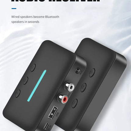 Bluetooth 5.3 Audio Receiver with AUX & RCA
