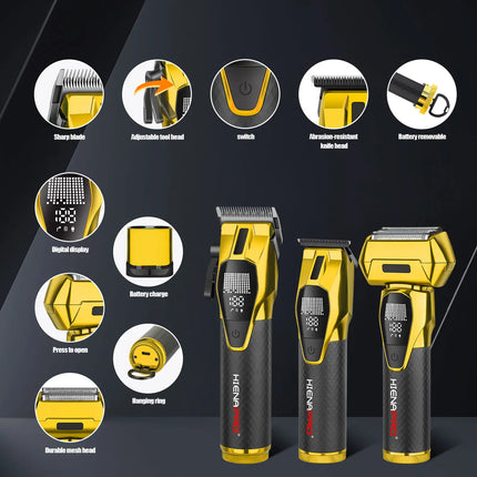 HIENA Hair Trimmer Professional Haircut Machine Clippers