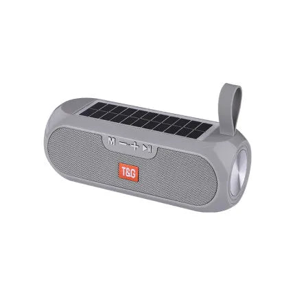 Solar FM Radio Bluetooth Speaker – Portable HiFi Bass