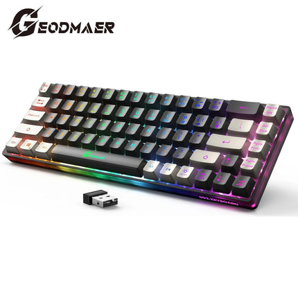 Wireless Gaming Keyboard 68 Keys – Backlit & Rechargeable