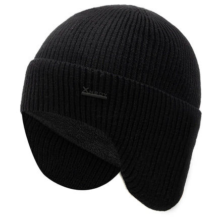 Men’s Fleece-Lined Earflap Beanie
