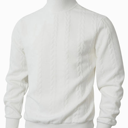 Men’s Jacquard Turtleneck Sweater