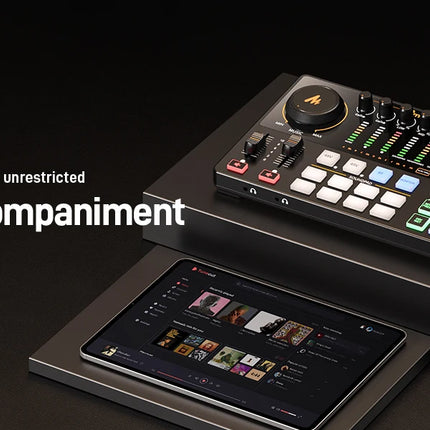 DIBELLAY MaonoCaster AME2 Gen2 Audio Mixer – Dual XLR Inputs, Podcast & Guitar Ready