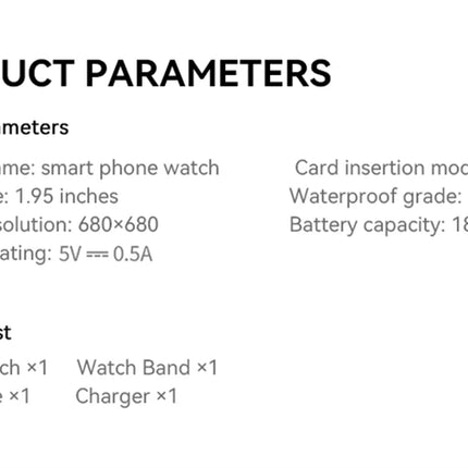 Montre connectée 5G Android