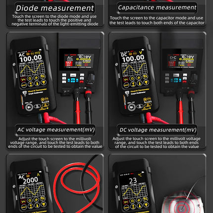 DIBELLAY BSIDE SH9/SH7 Thermal Imager & Multimeter 2-in-1 (320×320, 20000 Counts) – Auto & Heating
