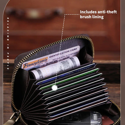 BULLCAPTAIN Genuine Card Bag Men's