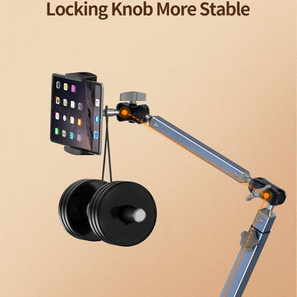 DIBELLAY – Support Tablette & Téléphone de Bureau Ultra Solide à Double Ventouse