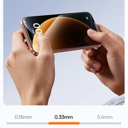 Dibellay Tempered Glass Screen Protector for iPhone 17–12 Pro Max (HD, Anti-Peep, Dust-Proof, with Cleaning Kit)