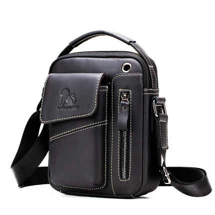 Men's Small Cowhide Single-shoulder Bag genuine leather fashion