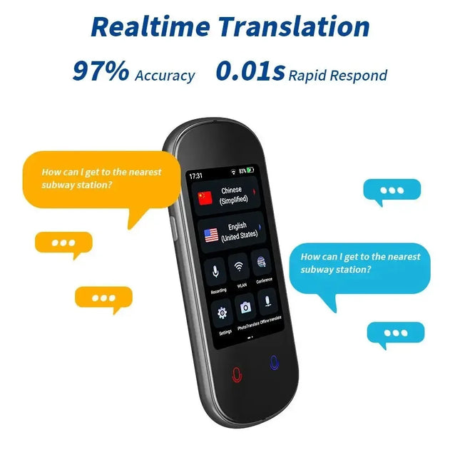 New AI Smart Voice Translator 138 Languages