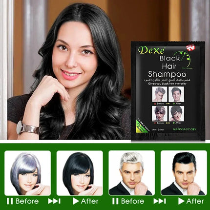 Dexe Black Hair Shampoo – 10 Pcs