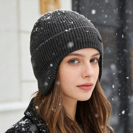 Men’s Fleece-Lined Earflap Beanie
